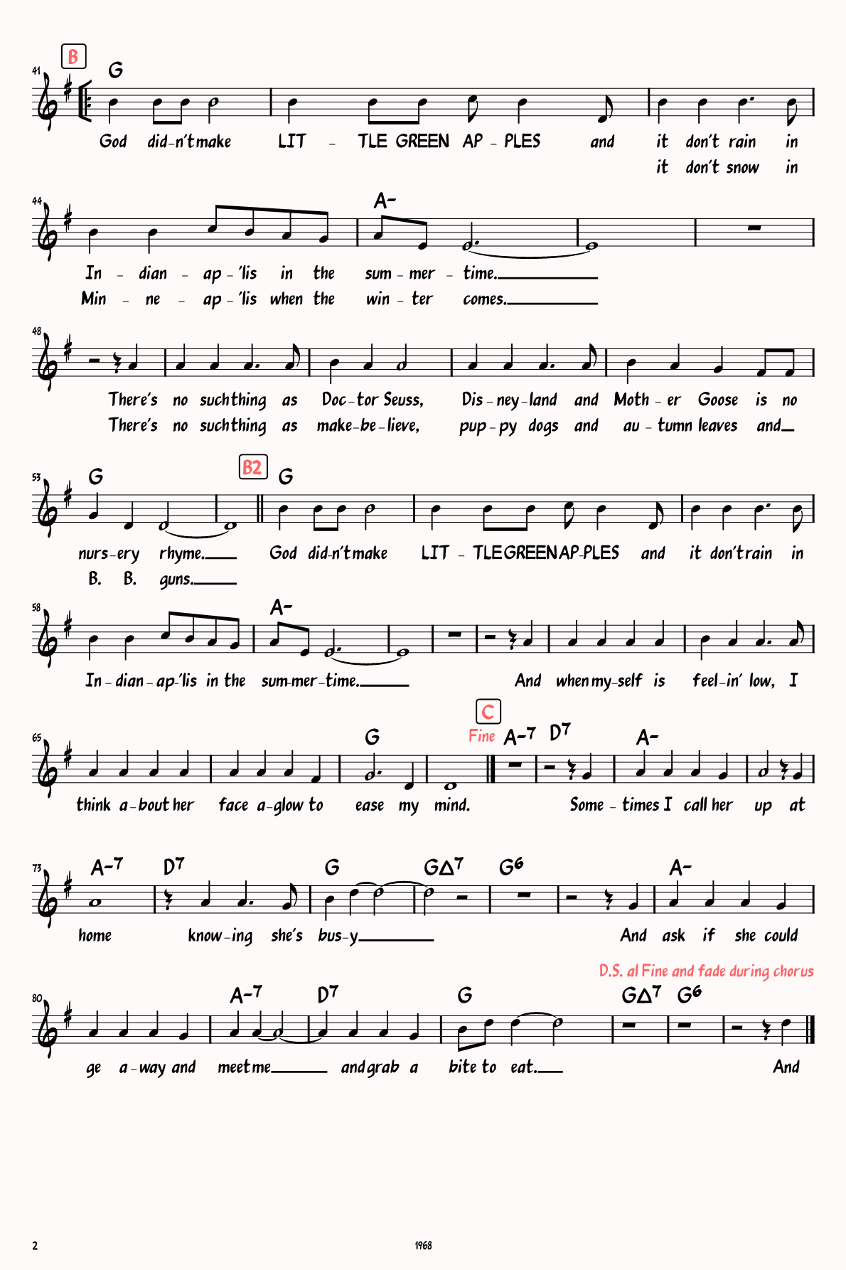 Sheet Music